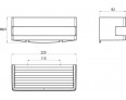 košík do sprchového koutu Emco System2, chrom